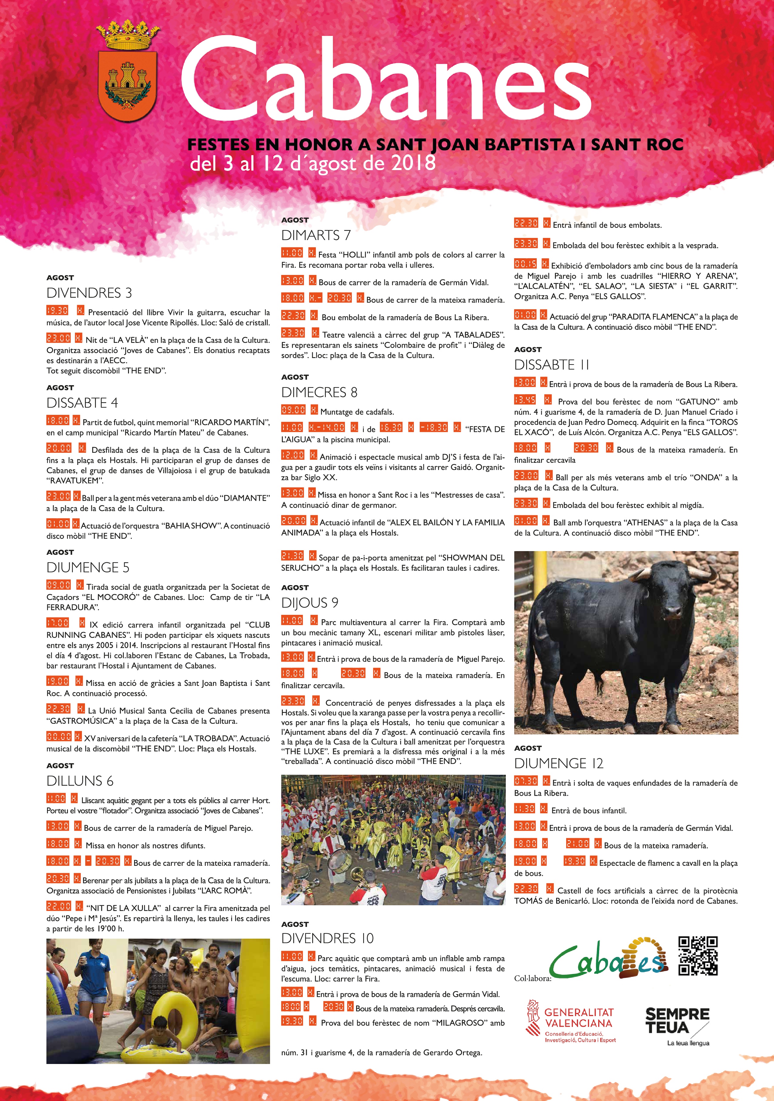 Fiestas Agosto 2018