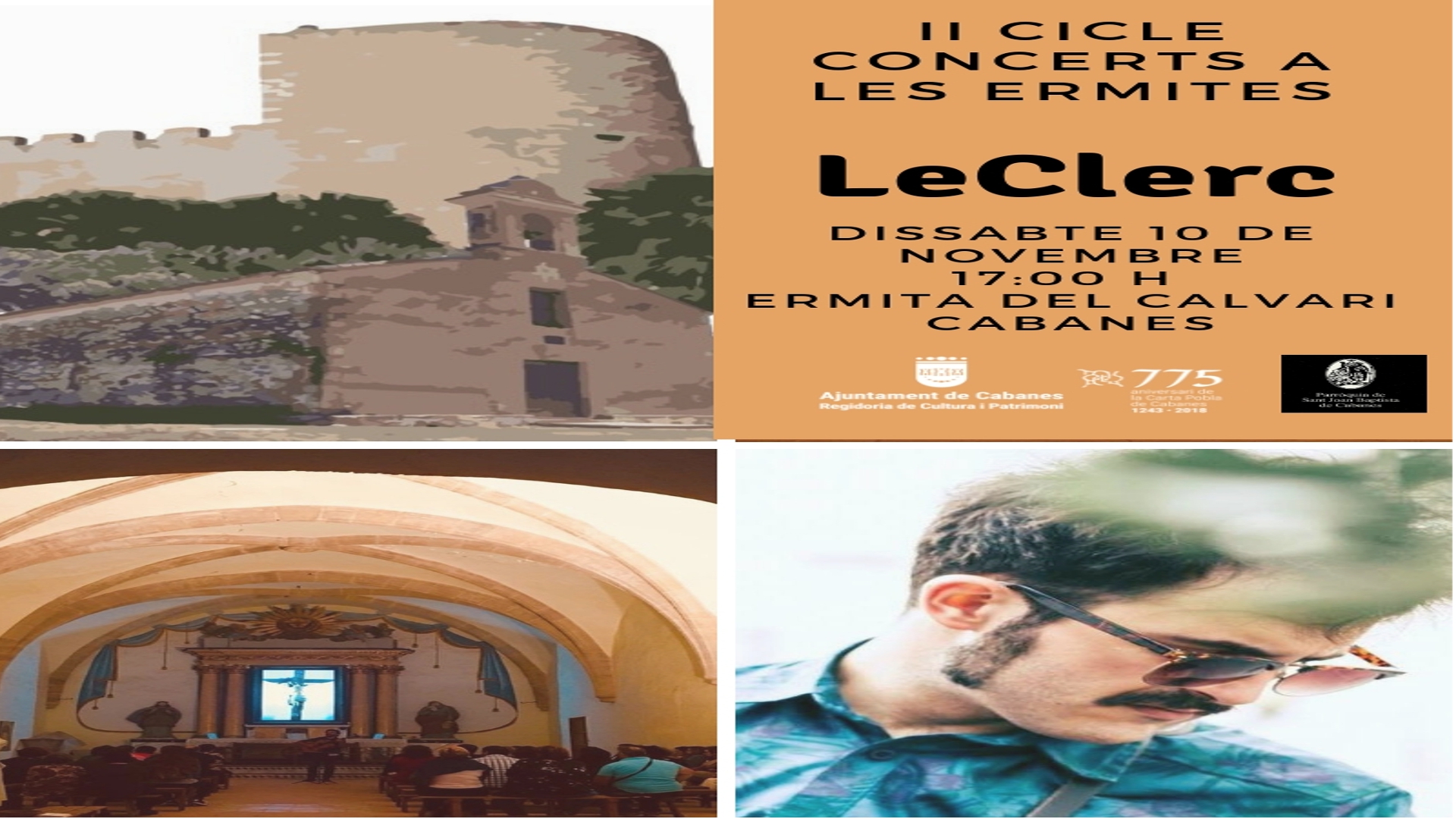 II Ciclo de conciertos en las ermitas "Le Clerc"