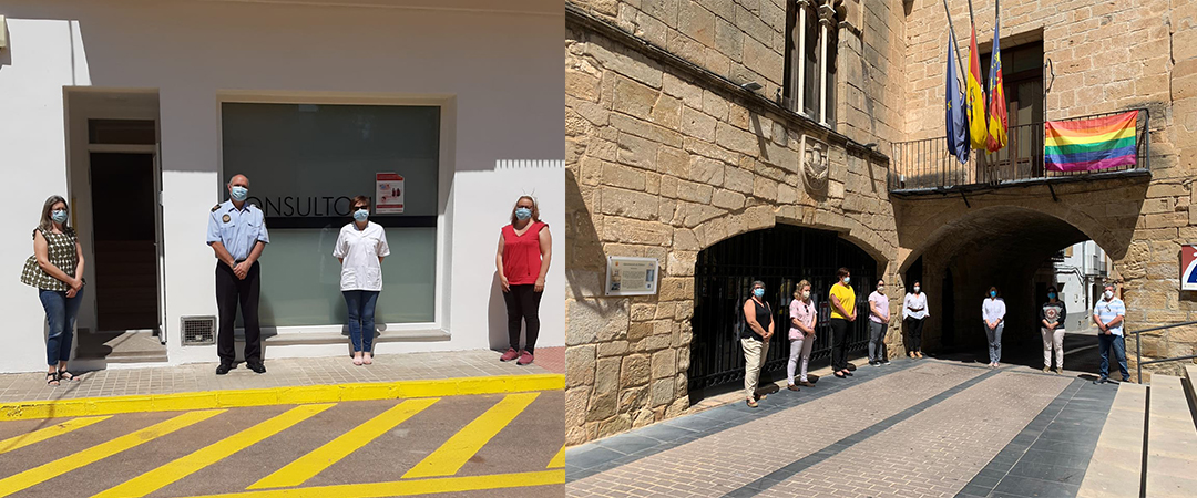 Minut de silenci a Cabanes i La Ribera 