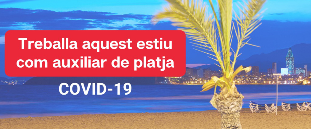 Oferta laboral para “Auxiliares planes de contingencia playas COVID 19”