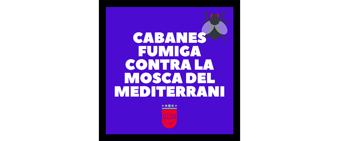 Cabanes fumiga contra la mosca del Mediterrani
