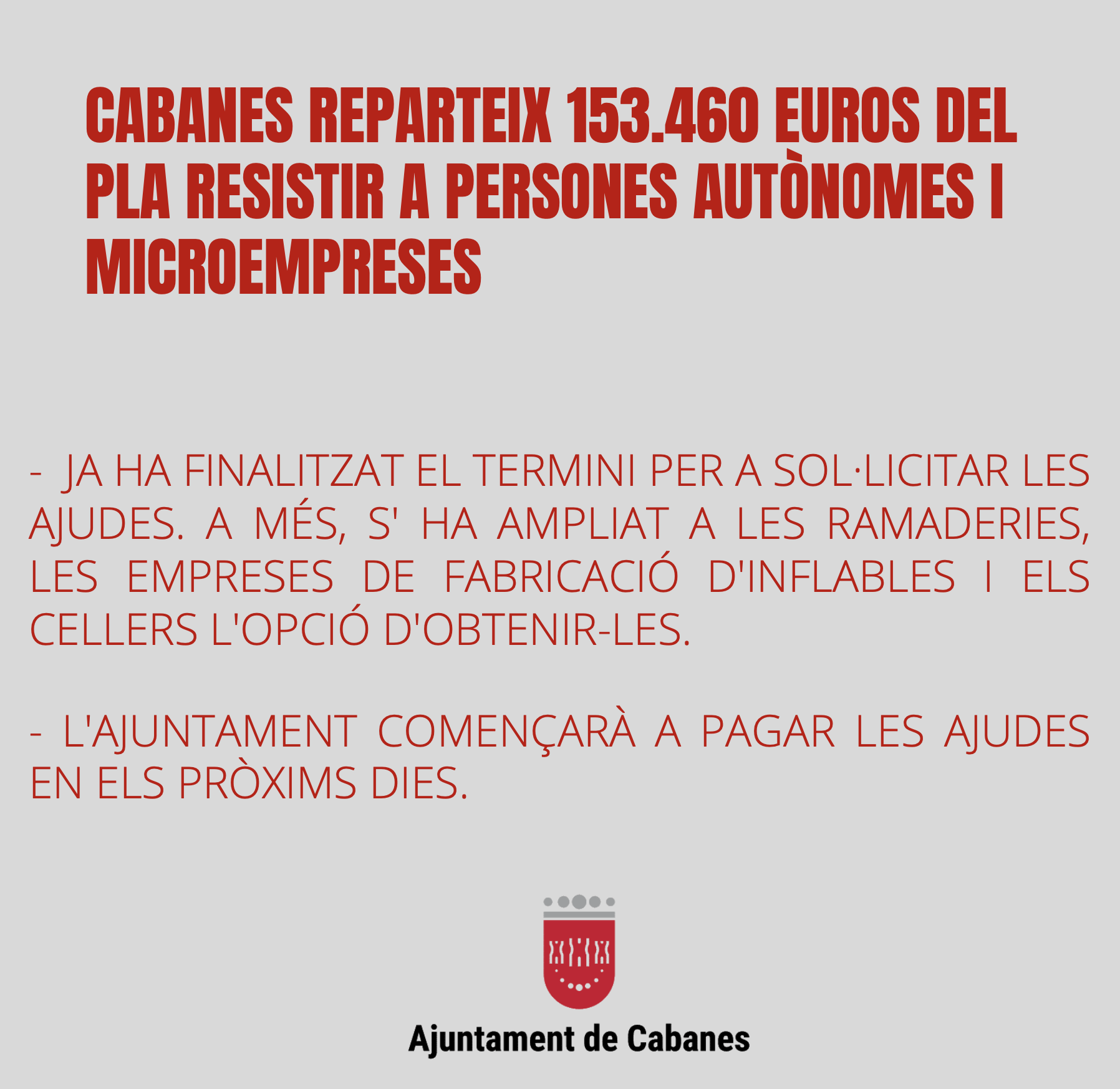 Pla Resistir Cabanes