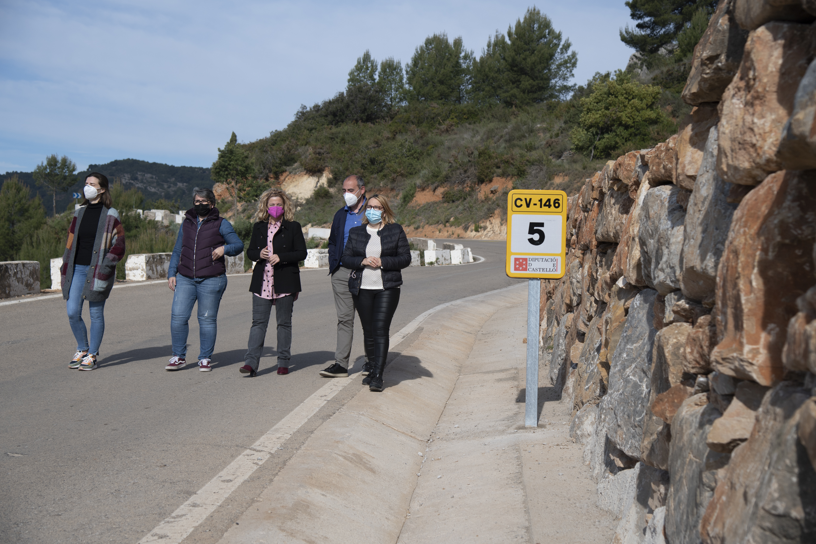 La Diputación de Castellón invierte 410.000 euros en la mejora de la seguridad vial de la carretera que une Cabanes con la Ribera de Cabanes