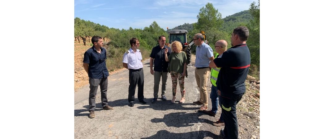 La Diputació de Castelló iniciarà el 19 d'abril les obres de remodelació de la carretera de Miravet que uneix Cabanes amb Orpesa