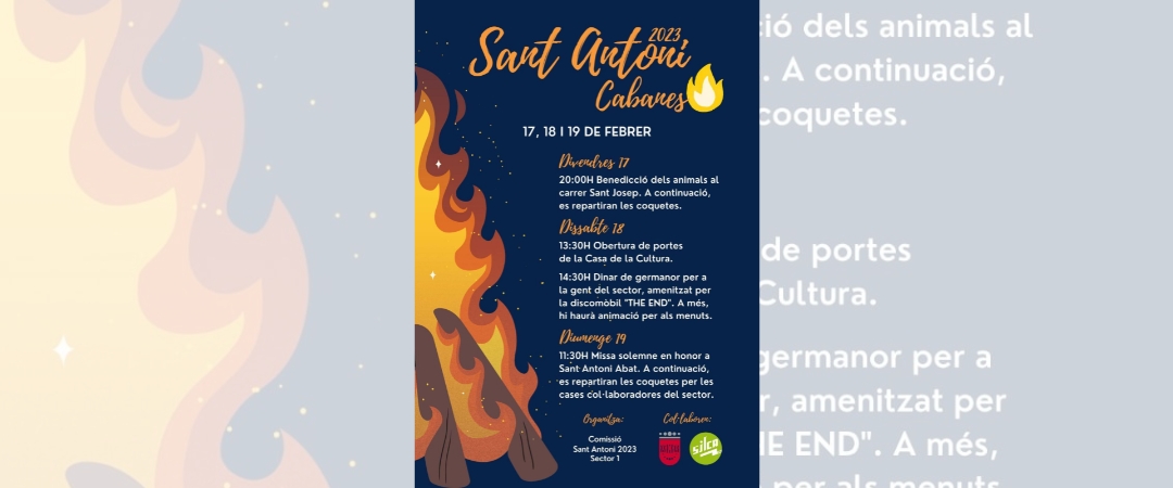 Cabanes inicia esta noche los festejos de Sant Antoni