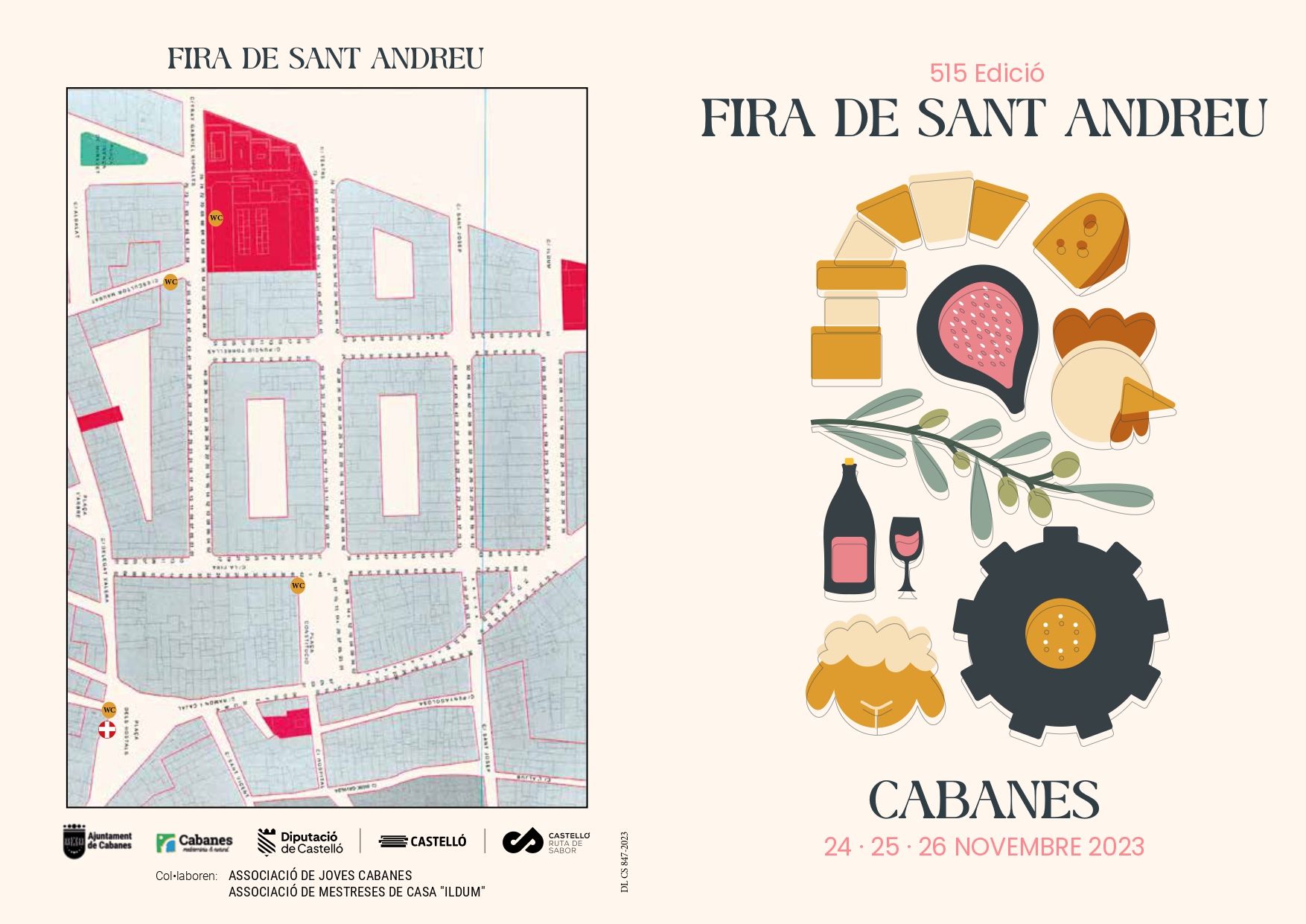 Cabanes vive con emoción la llegada de la 515 edición de la Fira de Sant Andreu