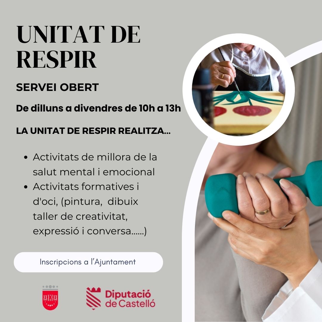 Abierta la Unidad de Respiro de Cabanes