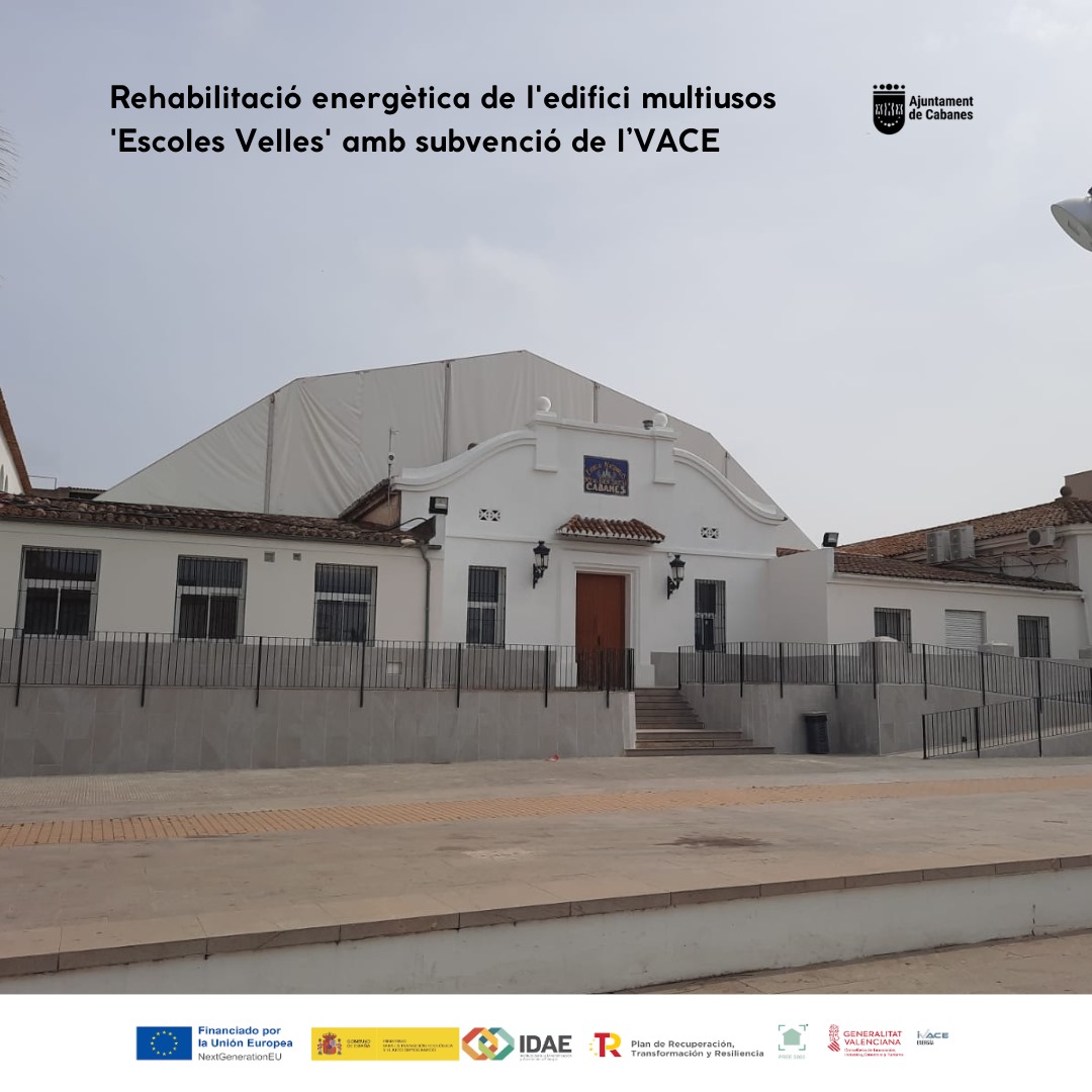 rehabilitación energética del edificio multiusos 'Escoles Velles'