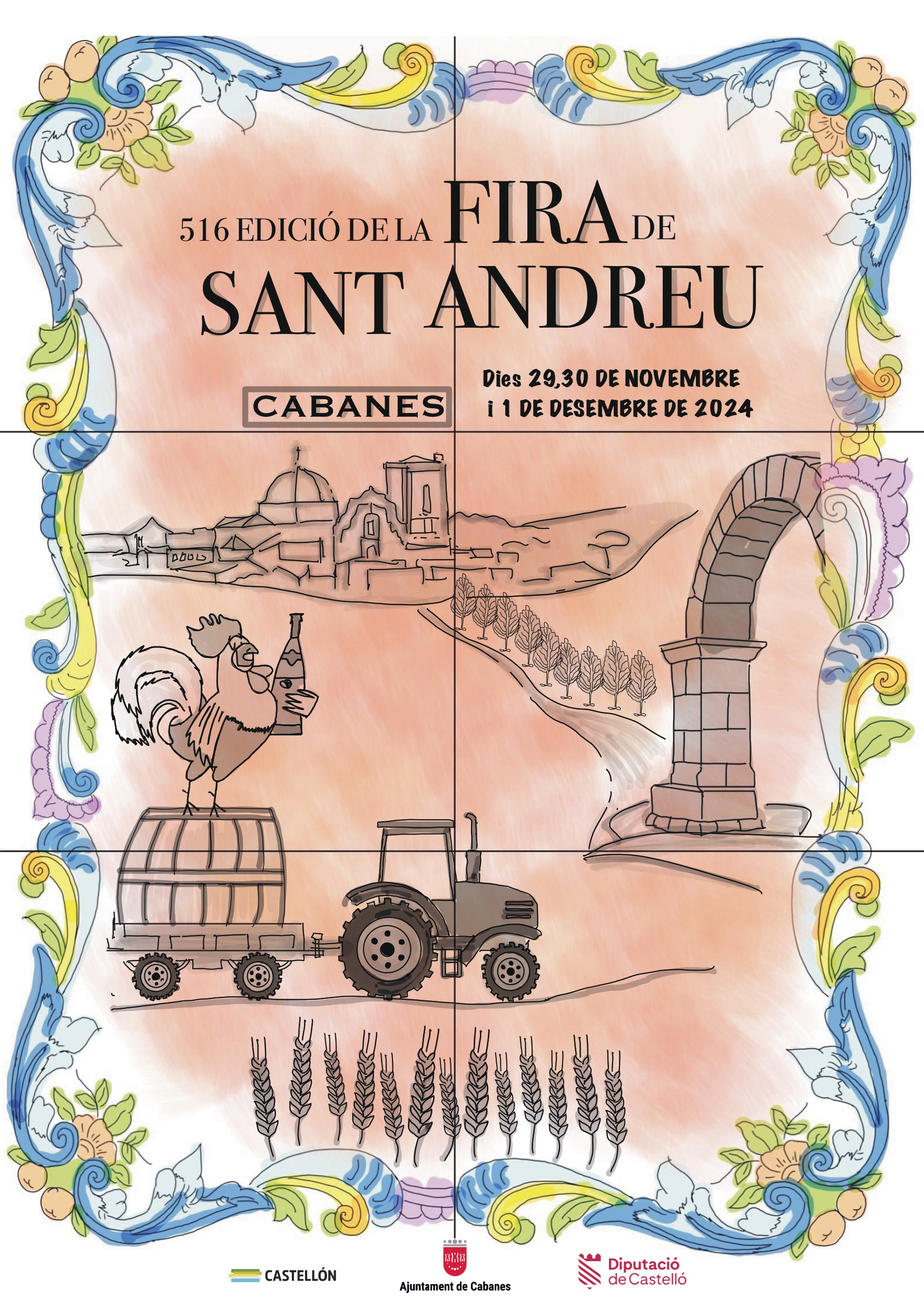 Cabanes volverá a ser el epicentro del sector agrario con la Feria de San Andreu