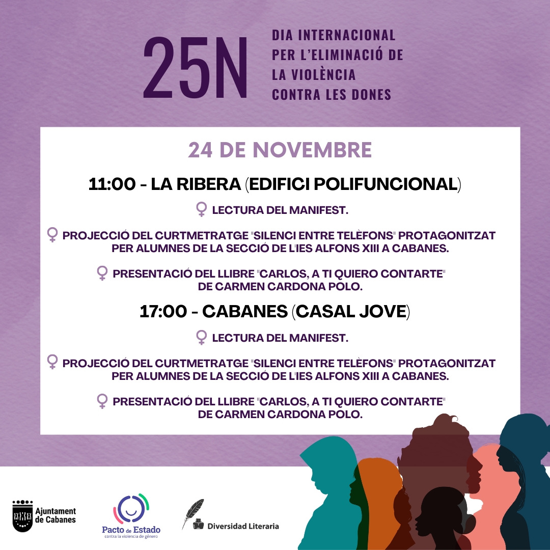 Cabanes clama contra la violencia machista por el 25N y presenta una programación especial