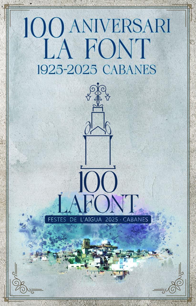 Cabanes ja té imatge oficial de les Festes de l'Aigua 2025