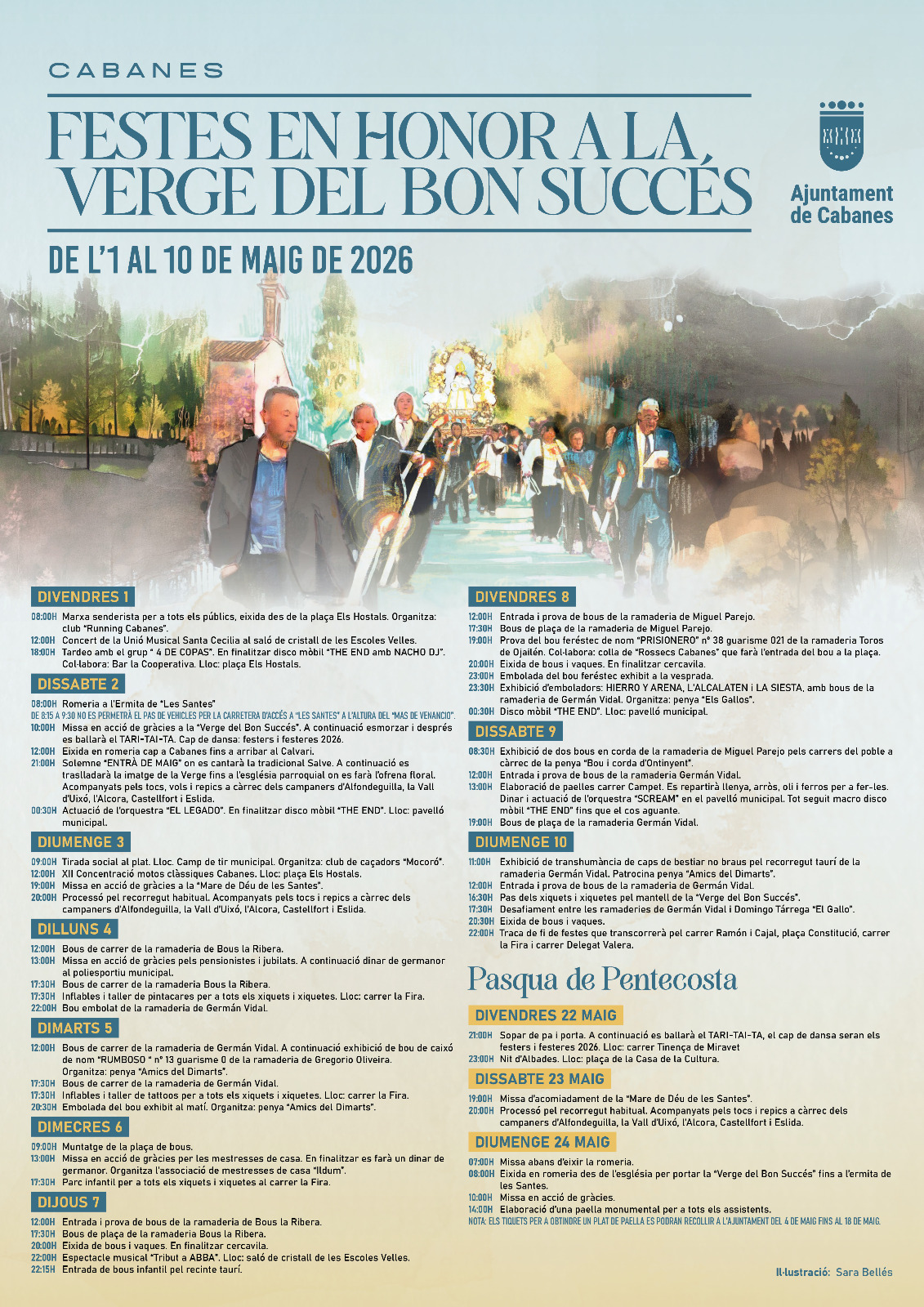 La tradición llena el mayo de Cabanes con las Fiestas en honor a la Virgen del Buen Suceso